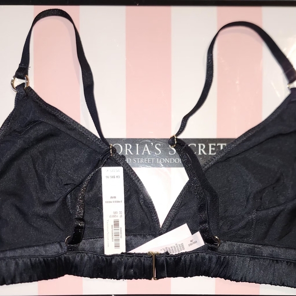 Victoria Secret Jaguar Satin Triangle Bralette And Boxer Short Size XL NWT - Picture 8 of 14